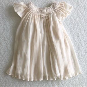 SOLD**Baby GAP ivory flutter dress